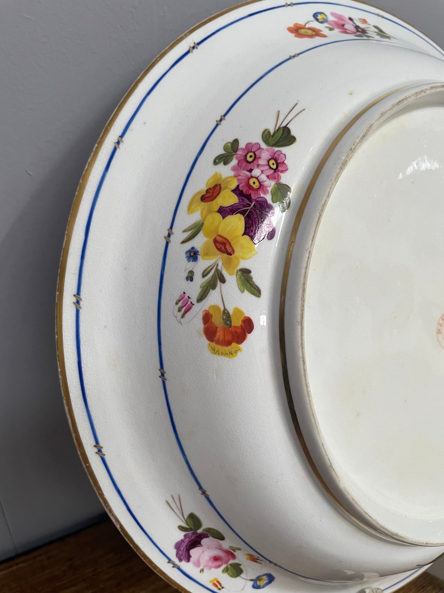 Georgian Bloor Derby Porcelain Dish