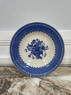 Queen's England Blue Large Bowl | Antique & Vintage | Moonee Ponds Antiques | Australia Wide Delivery