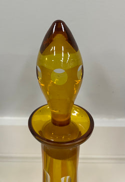 Vintage Bohemian Glass Decanter | Antique & Vintage | Moonee Ponds Antiques | Australia Wide Delivery