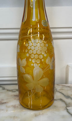 Vintage Bohemian Glass Decanter | Antique & Vintage | Moonee Ponds Antiques | Australia Wide Delivery