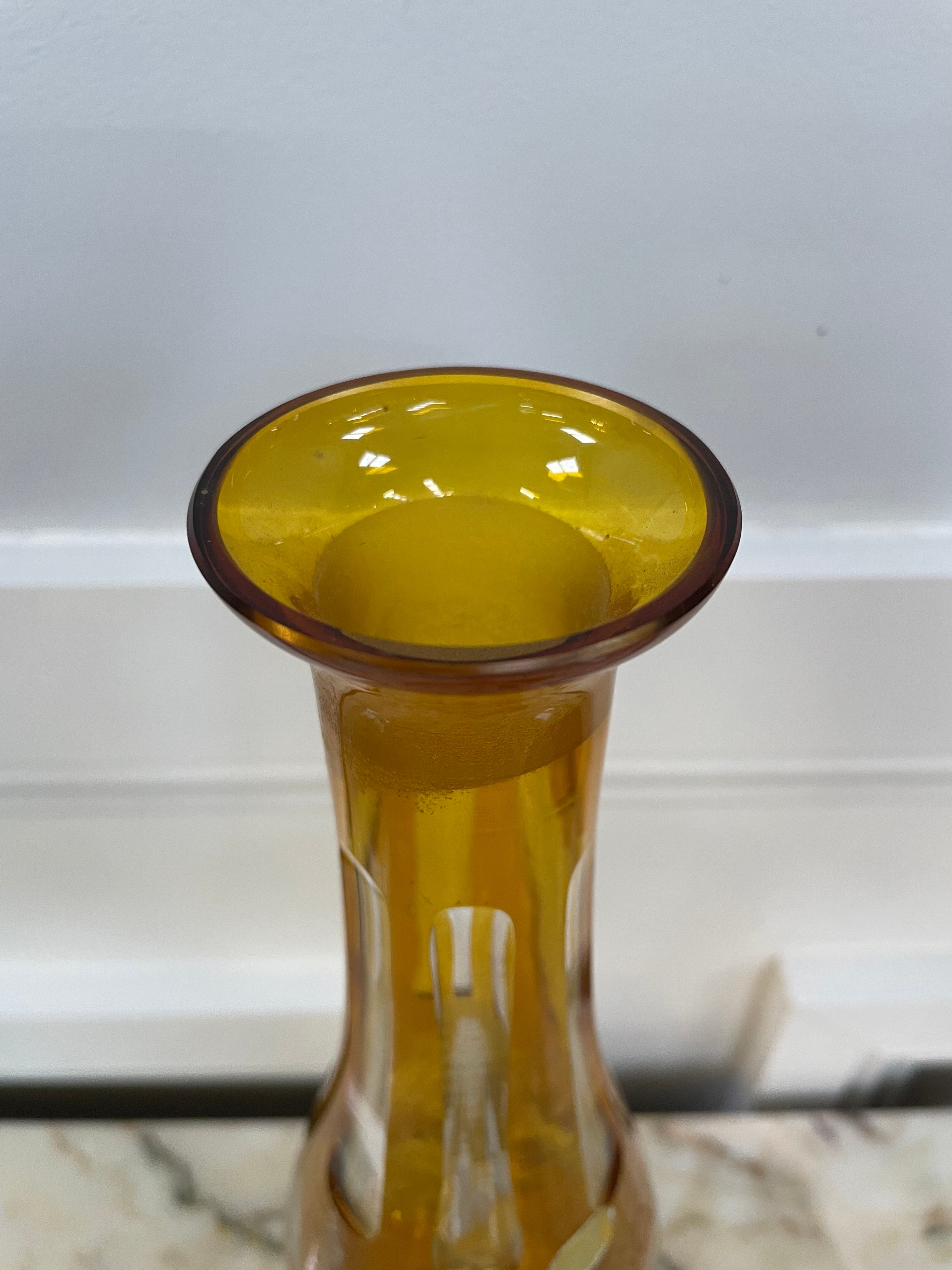 Vintage Bohemian Glass Decanter | Antique & Vintage | Moonee Ponds Antiques | Australia Wide Delivery