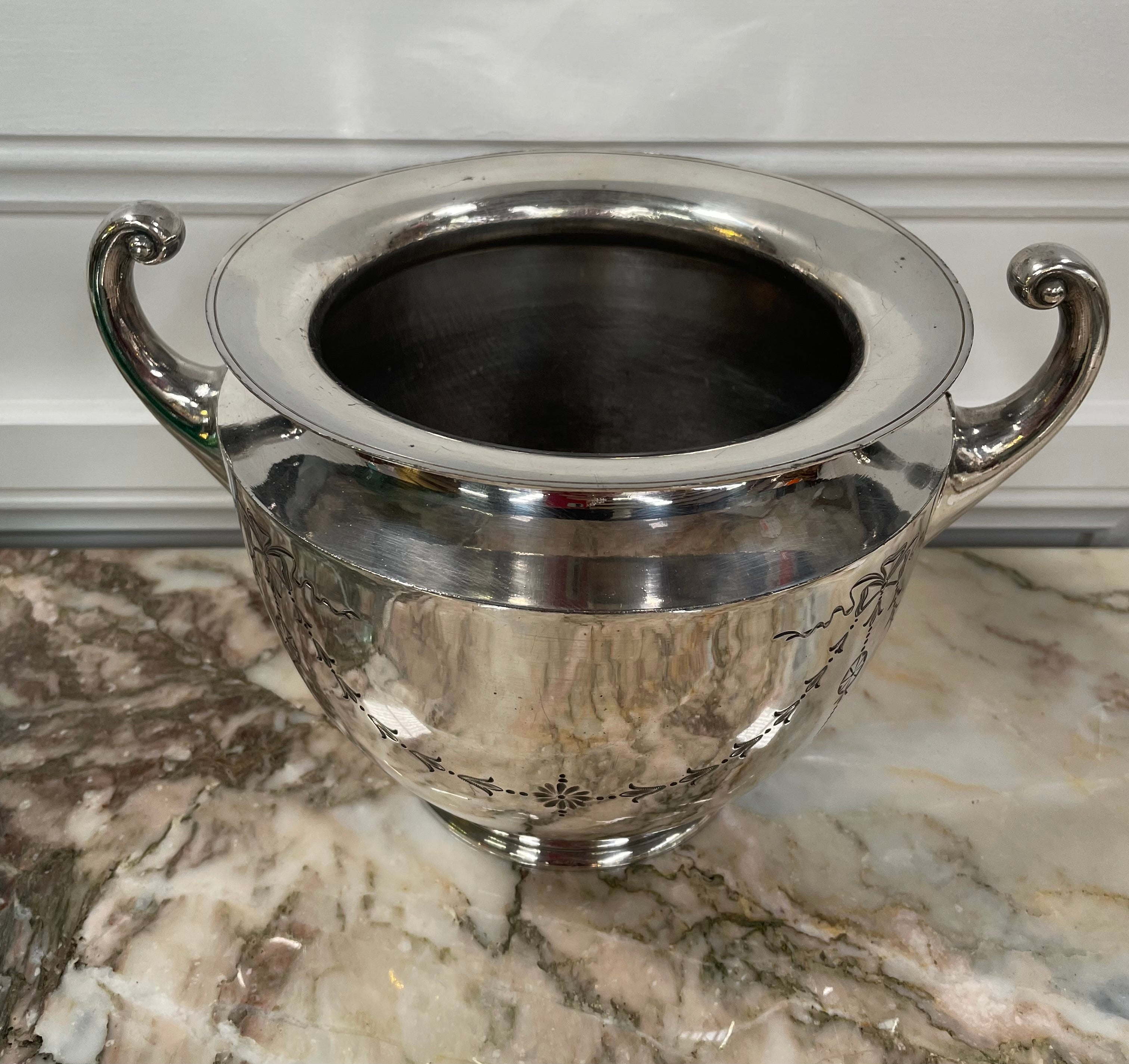 Rare Edwardian Silver Plated Jardiniere/Planter