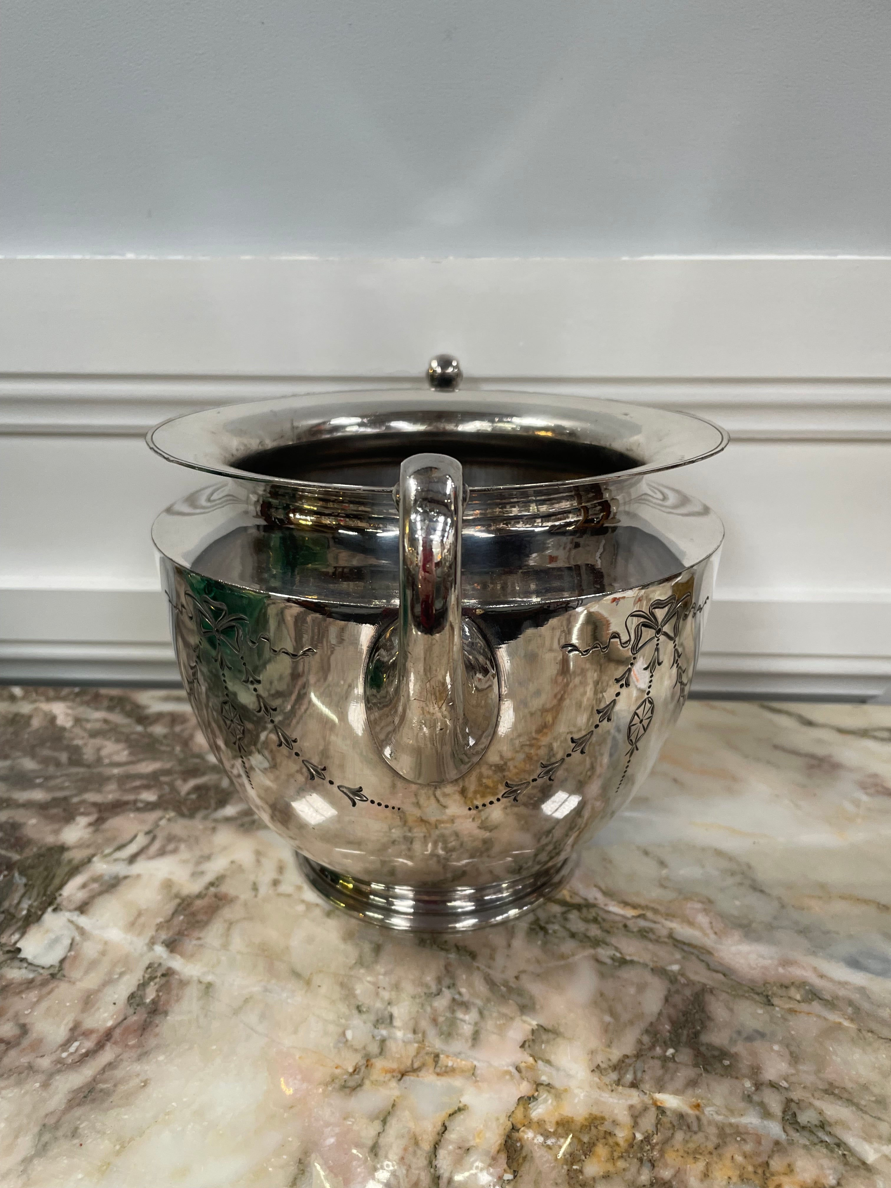 Rare Edwardian Silver Plated Jardiniere/Planter | Antique & Vintage | Moonee Ponds Antiques | Australia Wide Delivery