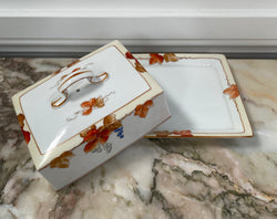 Noritake Hand Painted Cheese/Butter Dish | Antique & Vintage | Moonee Ponds Antiques | Australia Wide Delivery