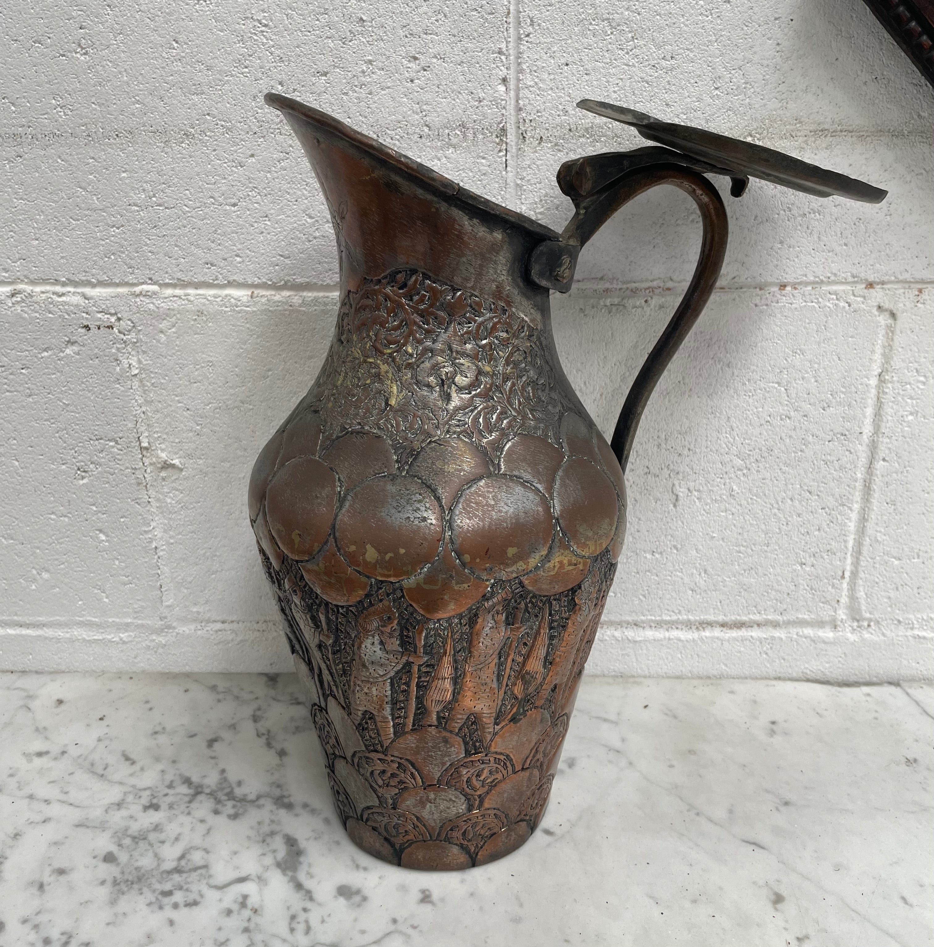 Antique Copper Persian Water Jug