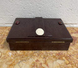 Stunning Art Deco Bakelite Trinket Box | Antique & Vintage | Moonee Ponds Antiques | Australia Wide Delivery