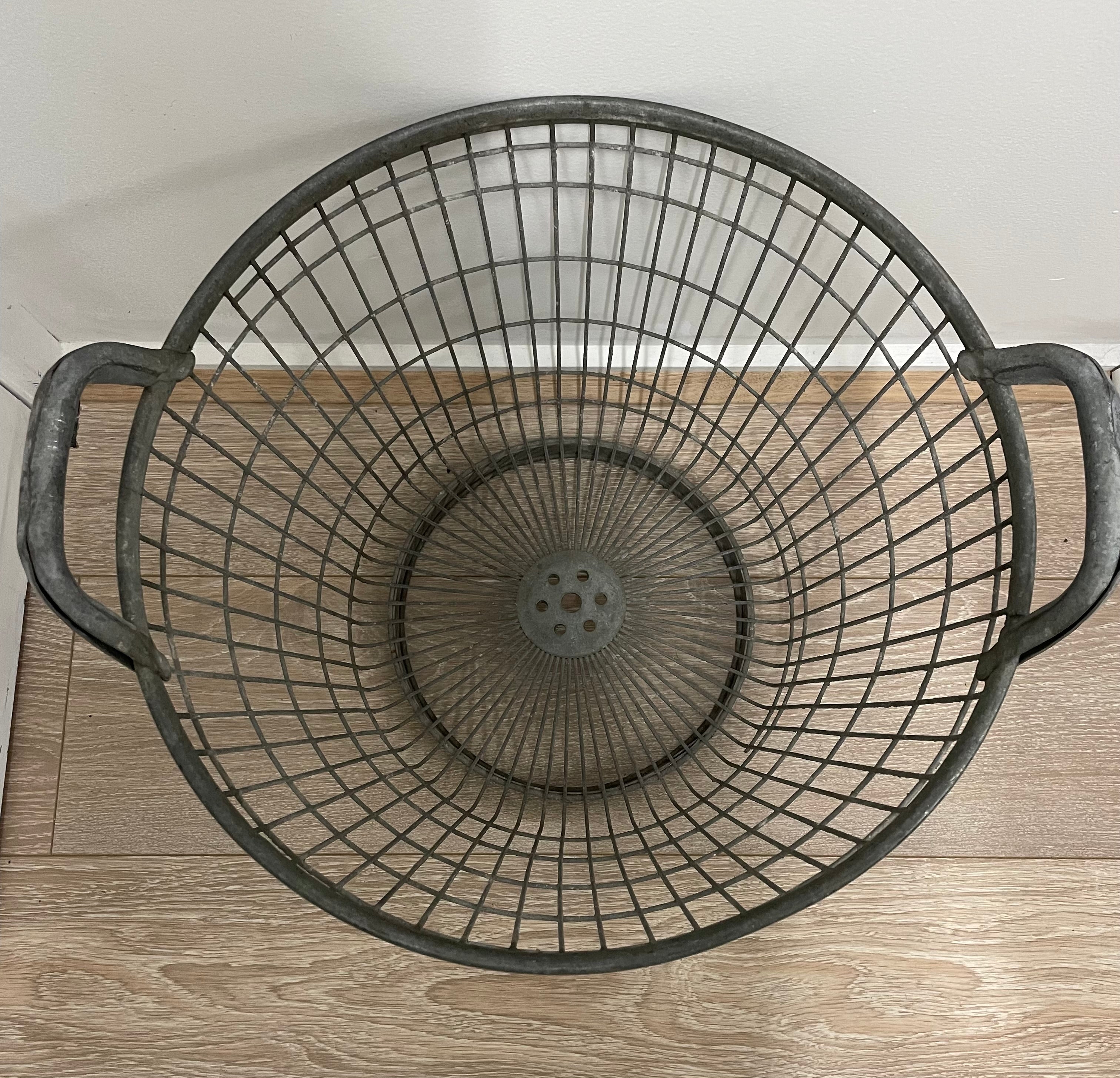 French Wire Harvesting Baskets | Antique & Vintage | Moonee Ponds Antiques | Australia Wide Delivery