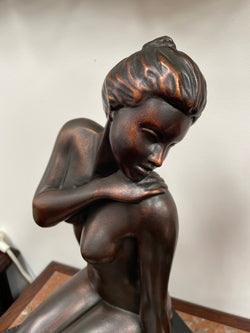 Mid Century Modern Bronze Statue | Antique & Vintage | Moonee Ponds Antiques | Australia Wide Delivery
