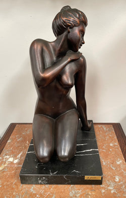 Mid Century Modern Bronze Statue | Antique & Vintage | Moonee Ponds Antiques | Australia Wide Delivery