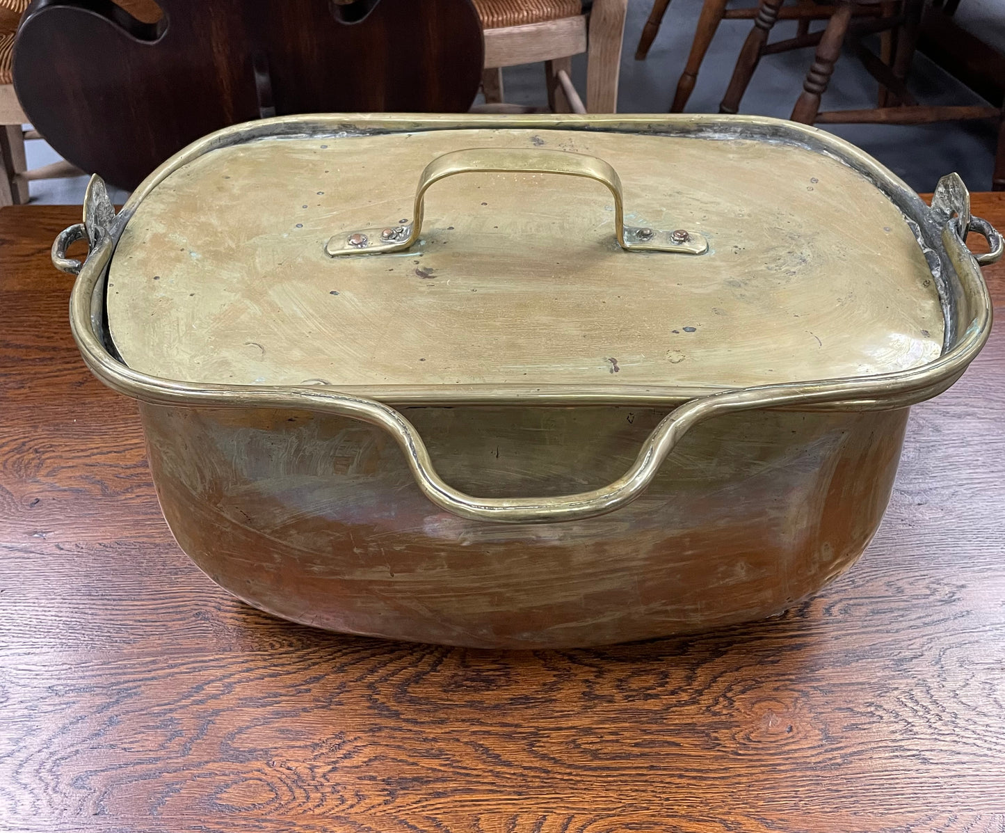 19th Century French Brass Pot