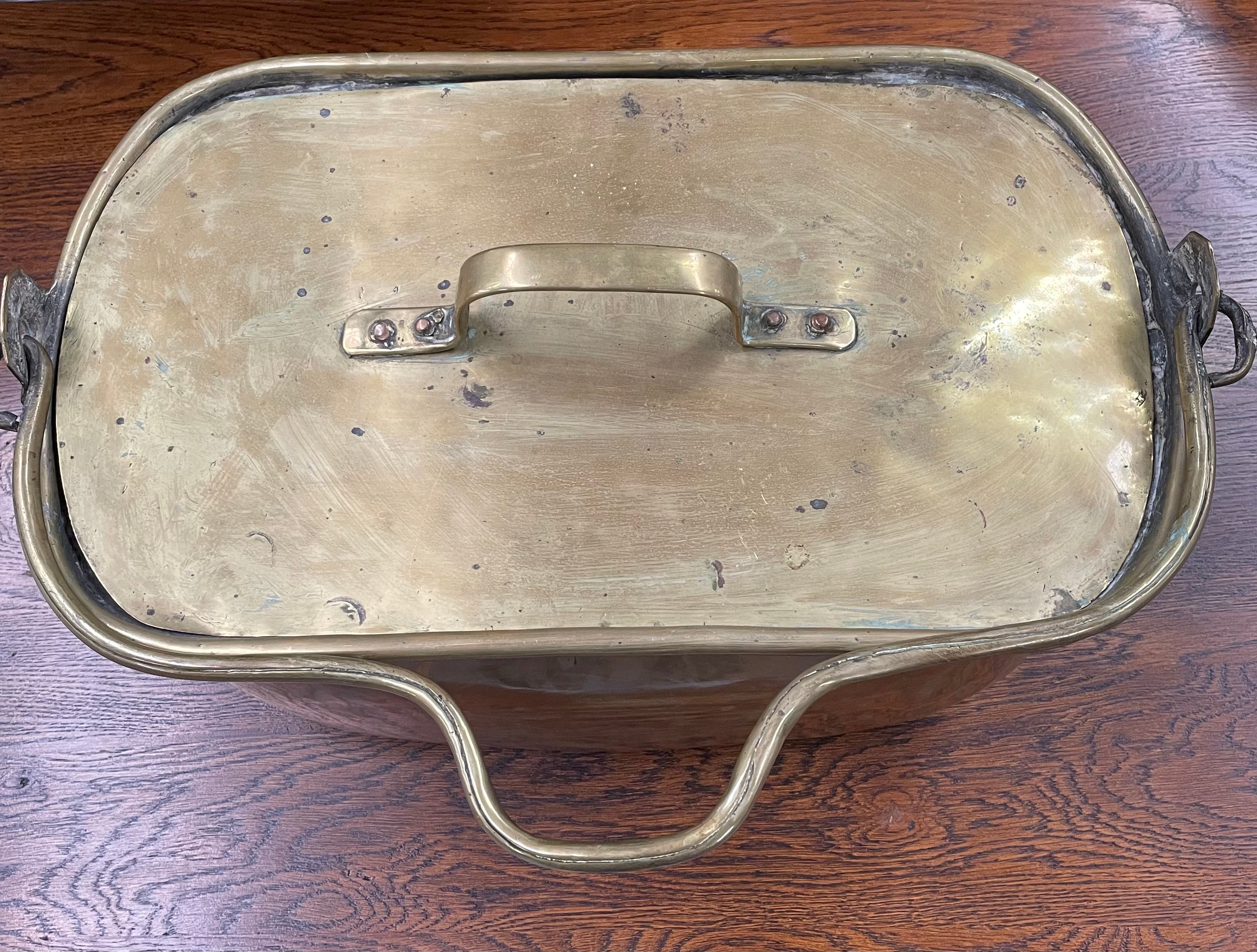 19th Century French Brass Pot | Antique & Vintage | Moonee Ponds Antiques | Australia Wide Delivery