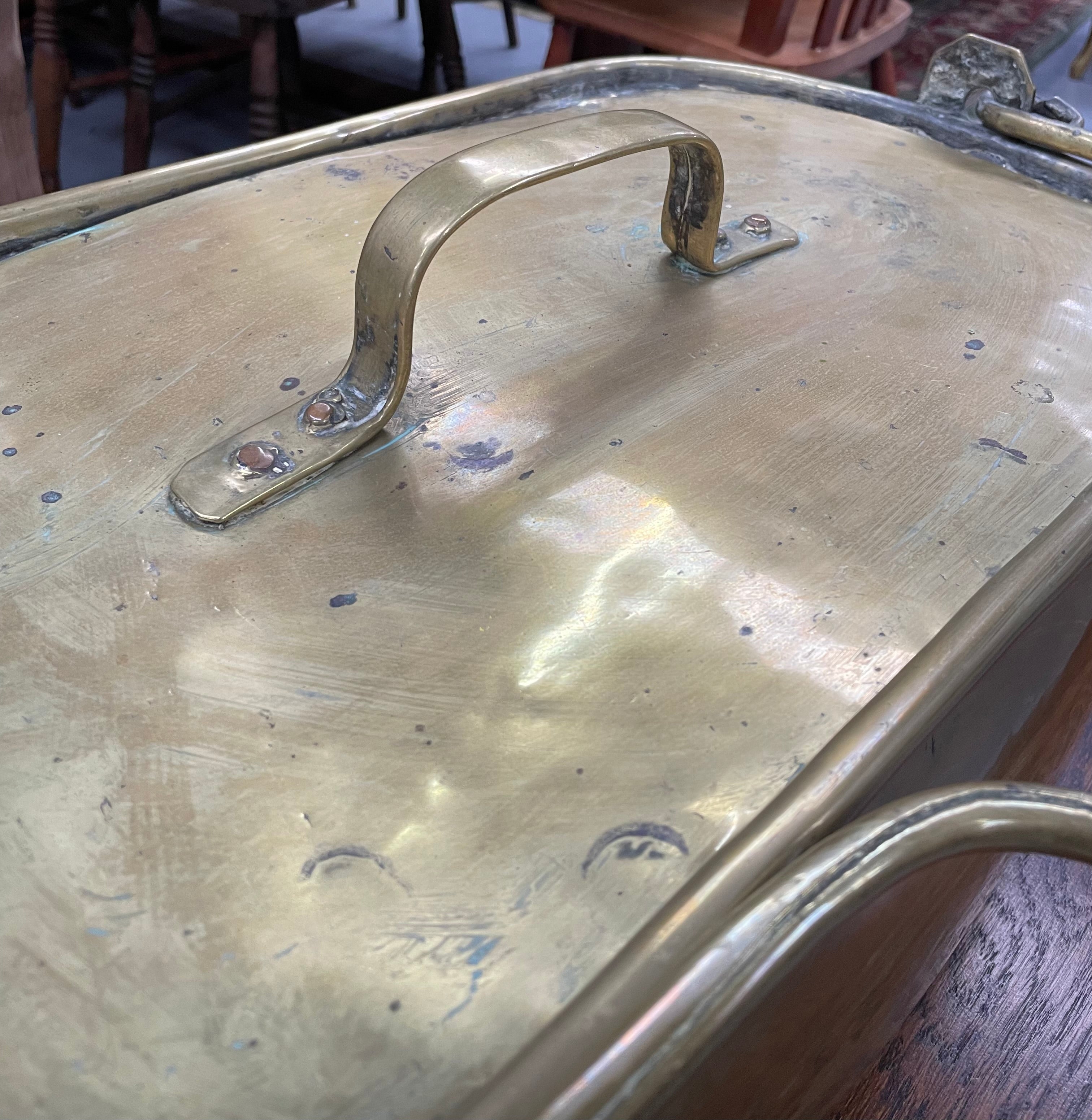 19th Century French Brass Pot | Antique & Vintage | Moonee Ponds Antiques | Australia Wide Delivery