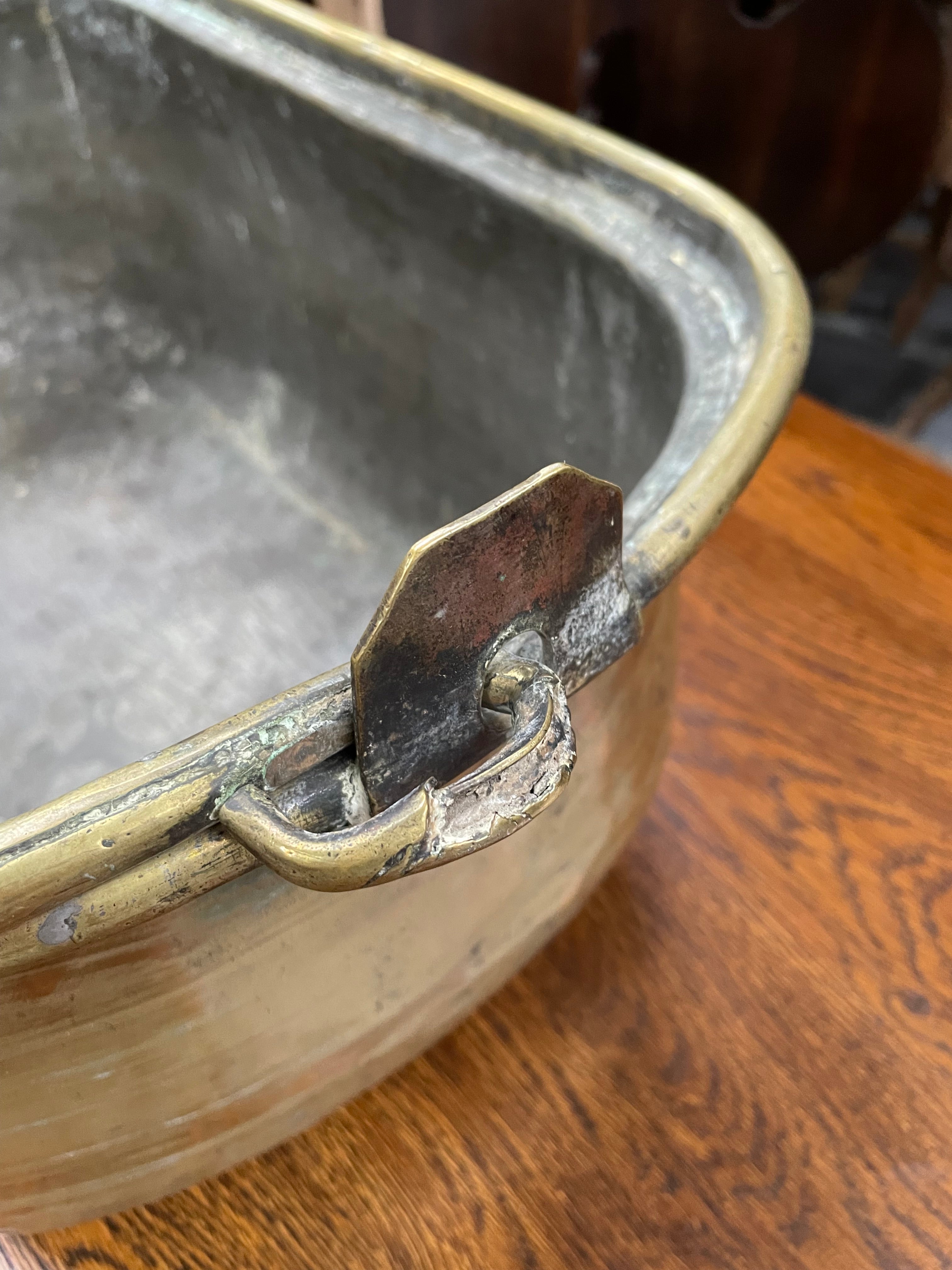 19th Century French Brass Pot | Antique & Vintage | Moonee Ponds Antiques | Australia Wide Delivery