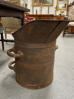 Fabulous Rustic Metal French Grape Bucket | Antique & Vintage | Moonee Ponds Antiques | Australia Wide Delivery