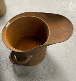 Fabulous Rustic Metal French Grape Bucket | Antique & Vintage | Moonee Ponds Antiques | Australia Wide Delivery