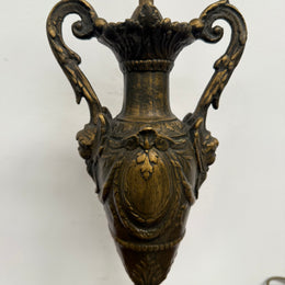 Elegant Gilt Metal & Marble Vintage Table Lamp