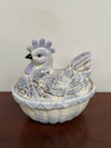 Vintage French Chicken Egg Bowl & Cover | Antique & Vintage | Moonee Ponds Antiques | Australia Wide Delivery