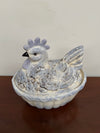 Vintage French Chicken Egg Bowl & Cover | Antique & Vintage | Moonee Ponds Antiques | Australia Wide Delivery