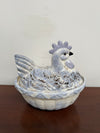 Vintage French Chicken Egg Bowl & Cover | Antique & Vintage | Moonee Ponds Antiques | Australia Wide Delivery