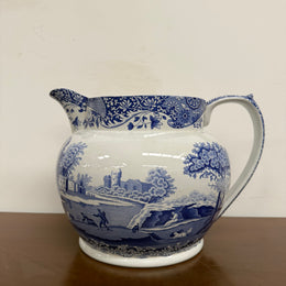 Rare Very Large Spode Blue and White Jug