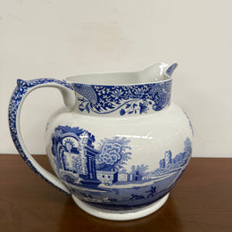 Rare Very Large Spode Blue and White Jug