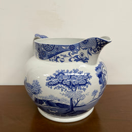 Rare Very Large Spode Blue and White Jug