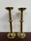Pair of French Antique 19th Century Gilt Brass Candlestick | Antique & Vintage | Moonee Ponds Antiques | Australia Wide Delivery
