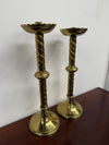 Pair of French Antique 19th Century Gilt Brass Candlestick | Antique & Vintage | Moonee Ponds Antiques | Australia Wide Delivery