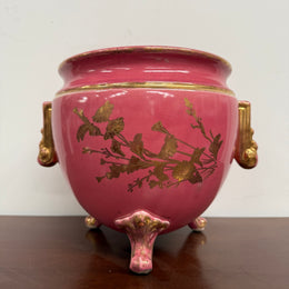 Victorian Pink Porcelain Jardinere