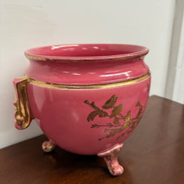 Victorian Pink Porcelain Jardinere
