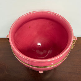 Victorian Pink Porcelain Jardinere