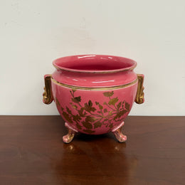 Victorian Pink Porcelain Jardinere