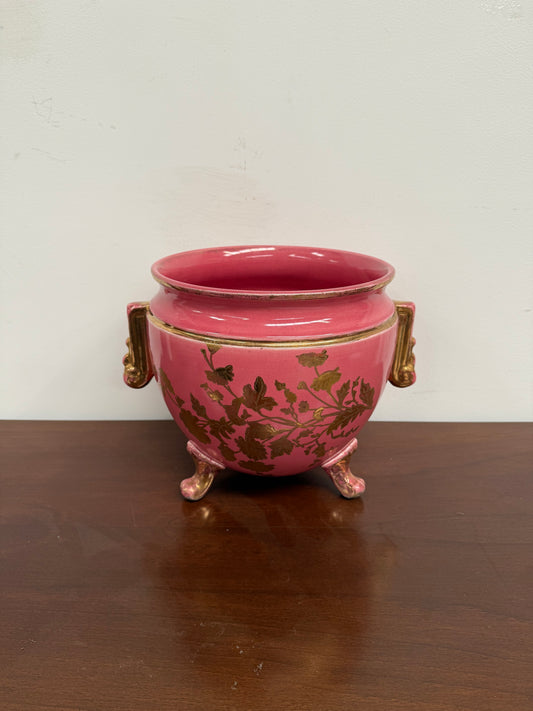 Victorian Pink Porcelain Jardinere