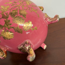 Victorian Pink Porcelain Jardinere