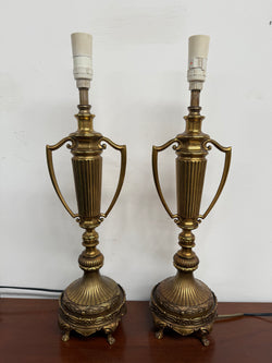 Quality Pair of Vintage Regency Style Table Lamps | Antique & Vintage | Moonee Ponds Antiques | Australia Wide Delivery