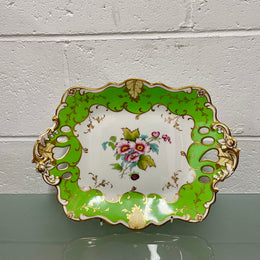 Superb Quality Hand-Painted Ridgway Porcelain Dish