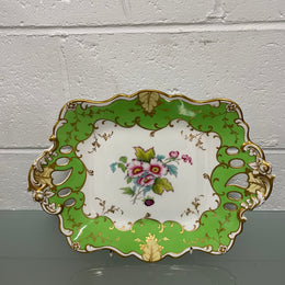 Superb Quality Hand-Painted Ridgway Porcelain Dish