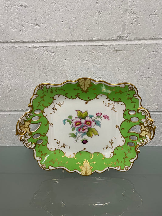 Superb Quality Hand-Painted Ridgway Porcelain Dish