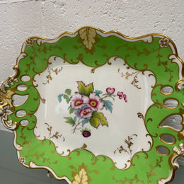 Superb Quality Hand-Painted Ridgway Porcelain Dish