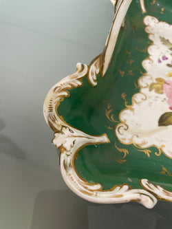Elegant Hand Painted Minton Floral Basket Bowl | Antique & Vintage | Moonee Ponds Antiques | Australia Wide Delivery