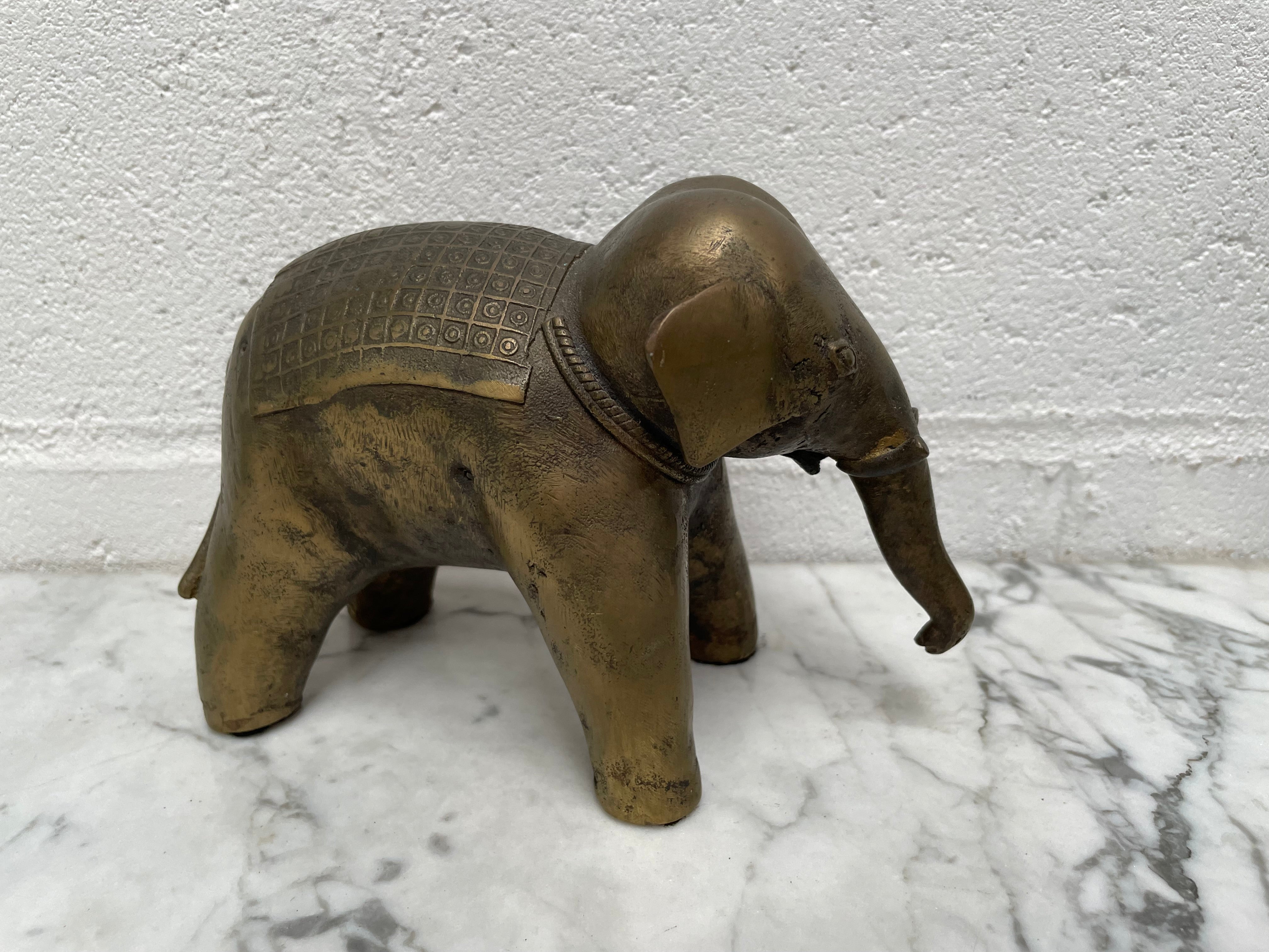 Vintage Bronze Elephant Statue | Antique & Vintage | Moonee Ponds Antiques | Australia Wide Delivery