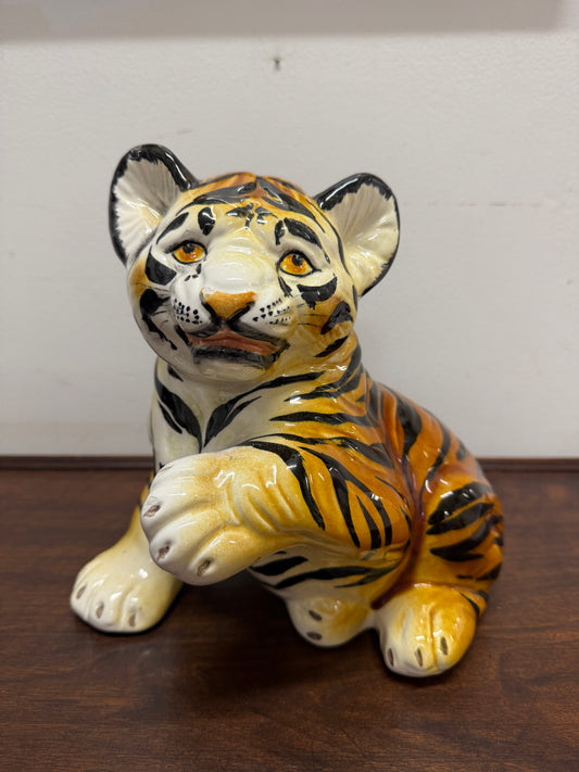 Vintage Ceramic Italian Tiger