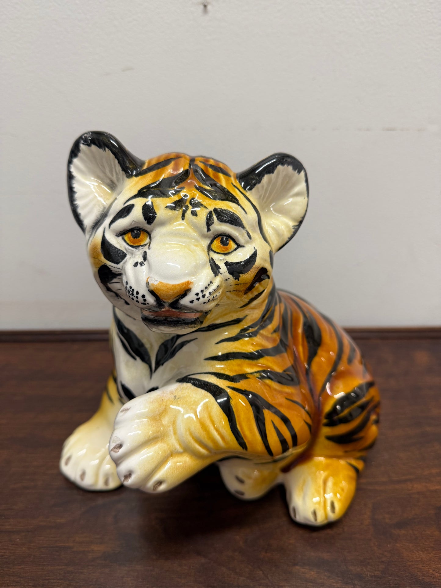 Vintage Ceramic Italian Tiger
