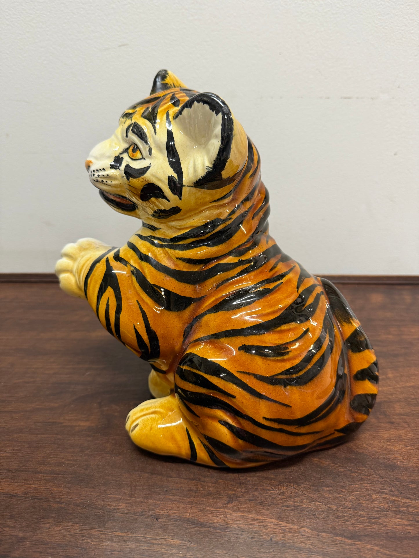 Vintage Ceramic Italian Tiger