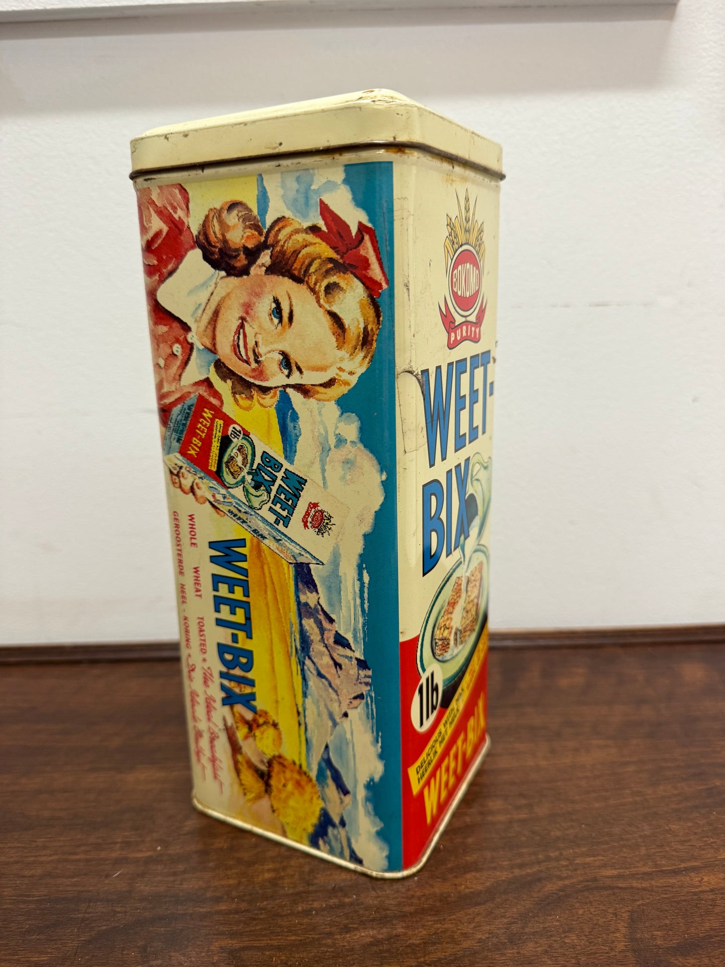 Vintage Weet-bix Cereal Tin