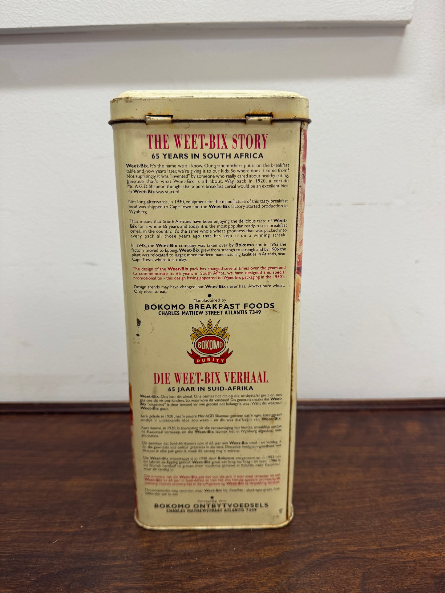 Vintage Weet-bix Cereal Tin