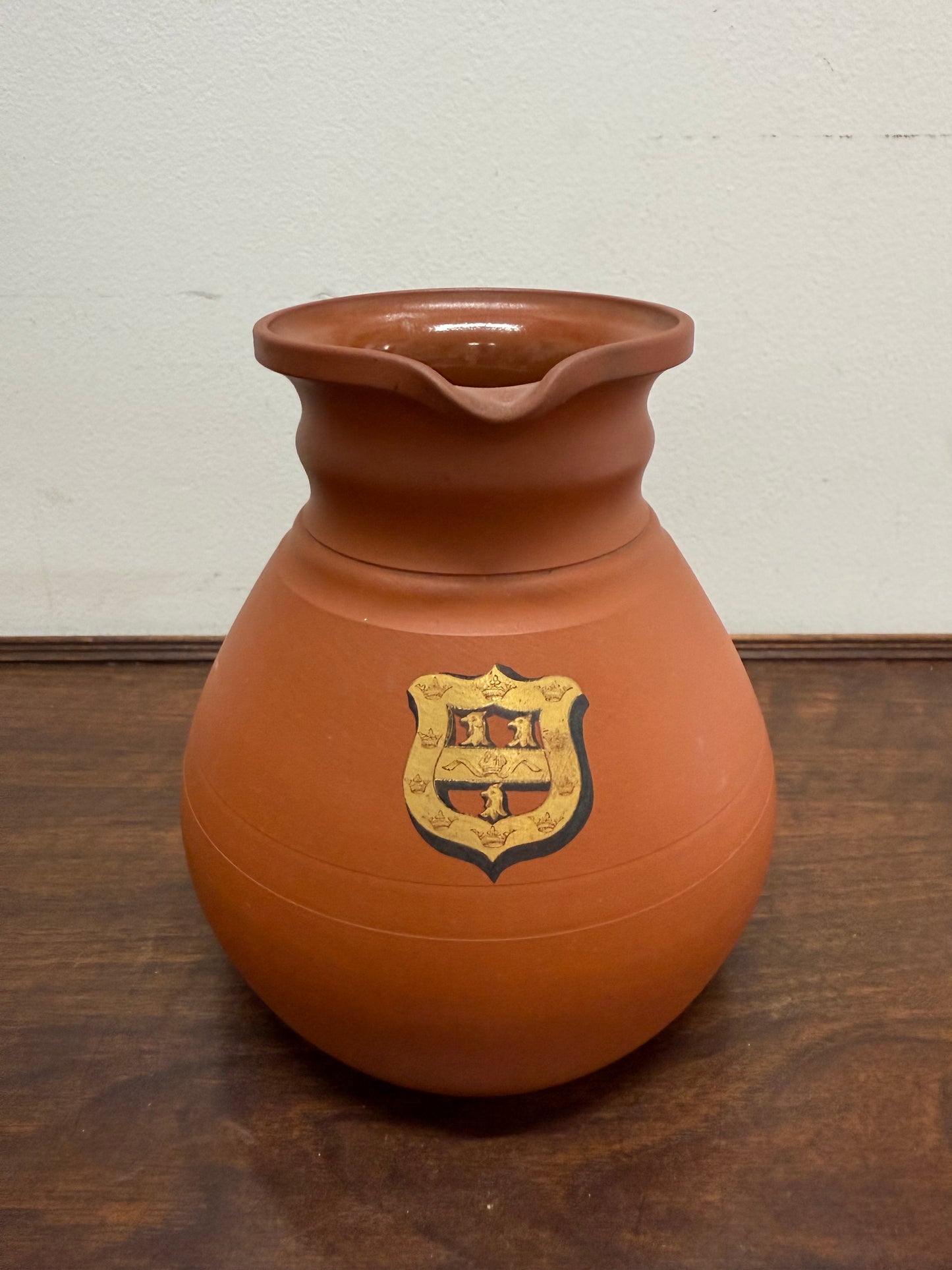 Rare Wedgwood Cambridge Ale Jug Rosso Antico