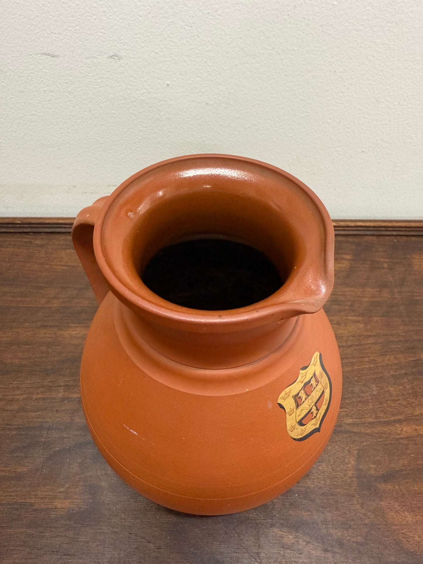 Rare Wedgwood Cambridge Ale Jug Rosso Antico