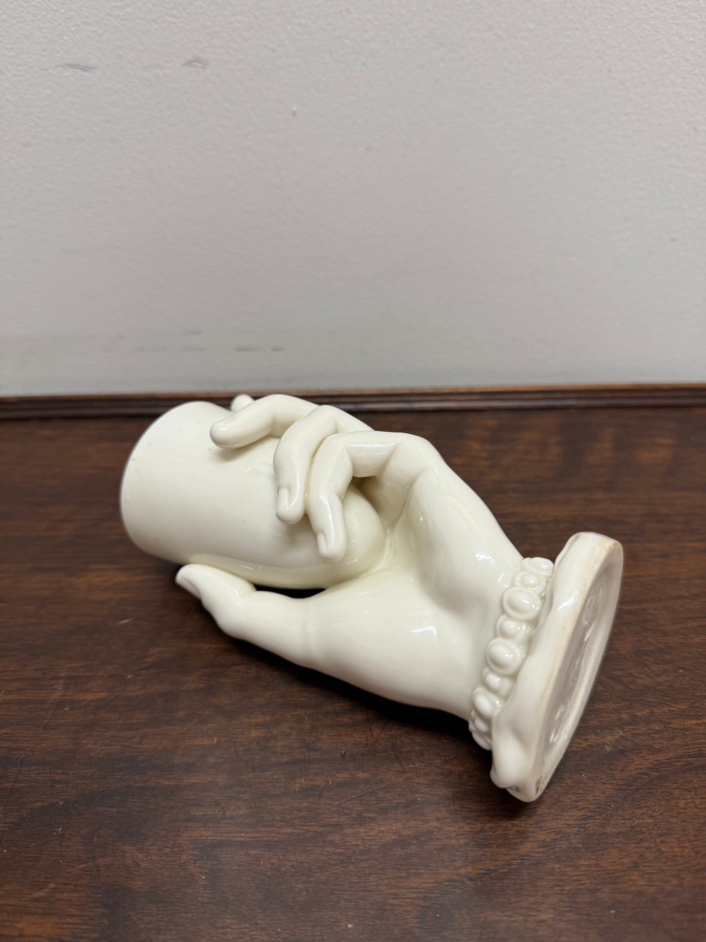 Royal Worcester Parian Ware Hand Vase