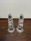 Pair of Vintage Glass Salt & Pepper Shakers | Antique & Vintage | Moonee Ponds Antiques | Australia Wide Delivery
